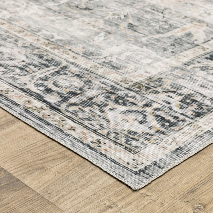 Oriental Weavers Area Rug Charleston CHA07 Charcoal 5' X  7'