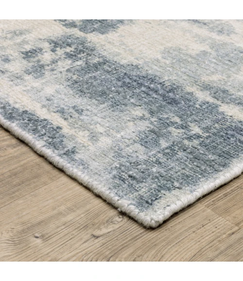 Oriental Weavers CLARKE Blue CLA07 2ft. 6in. X 10ft. Rect. Rug
