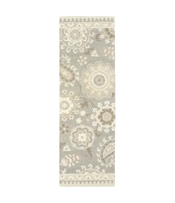 Oriental Weavers Craft 93003 Grey/ Sand Area Rug 2 ft. 6 in. X 8 ft. 0 in. Runner