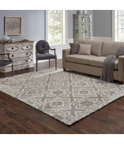 Oriental Weavers Craft 93004 Grey/ Sand Area Rug 5 ft. 0 in. X 8 ft. 0 in. Rectangle