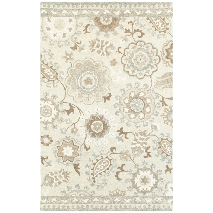 Oriental Weavers Area Rug Craft 93005 Ivory 8' 0" X 10' 0"