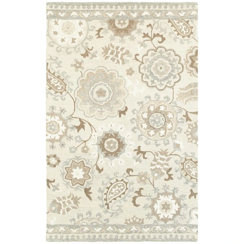 Oriental Weavers Area Rug Craft 93005 Ivory 10' 0" X 13' 0"