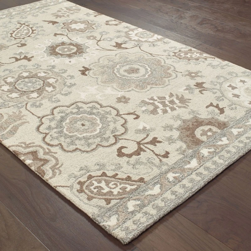 Oriental Weavers Area Rug Craft 93005 Ivory 10' 0" X 13' 0"