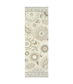 Oriental Weavers Craft 93005 Ivory/ Grey Area Rug 2 ft. 6 in. X 8 ft. 0 in. Runner