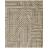 Oriental Weavers Echo Ech01 Beige/ Grey 6 Ft. 7 In. X 9 Ft. 6 In. Rectangle Rug