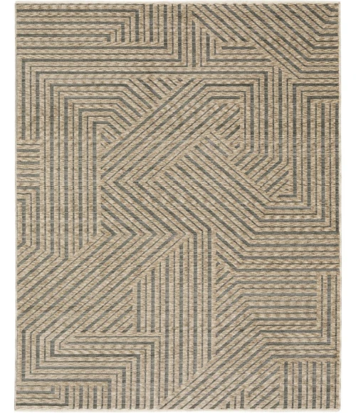Oriental Weavers ECHO ech01 Beige/Grey Rug 6' 7X9' 6
