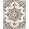Oriental Weavers Ellington Ell01 Ivory/ Blue 3 Ft.10 In. X 5 Ft. 5 In. Rectangle Rug