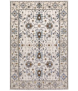 Oriental Weavers Ellington Ell10 Ivory/ Blue 3 Ft.10 In. X 5 Ft. 5 In. Rectangle Rug