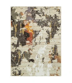Oriental Weavers Evolution 7770J Beige/ Charcoal Area Rug 5 ft. 3 in. X 7 ft. 3 in. Rectangle