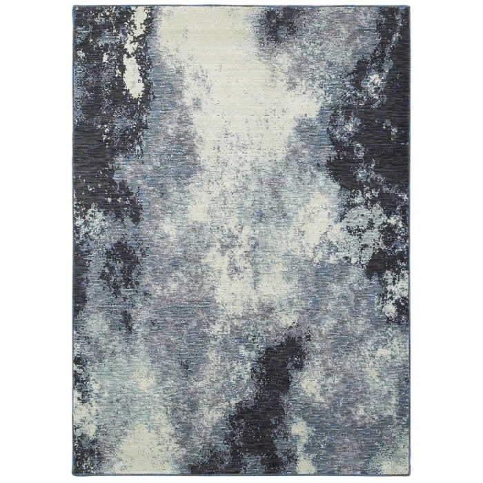 Oriental Weavers Area Rug Evolution 8000B Navy 7'10" X 10'10"