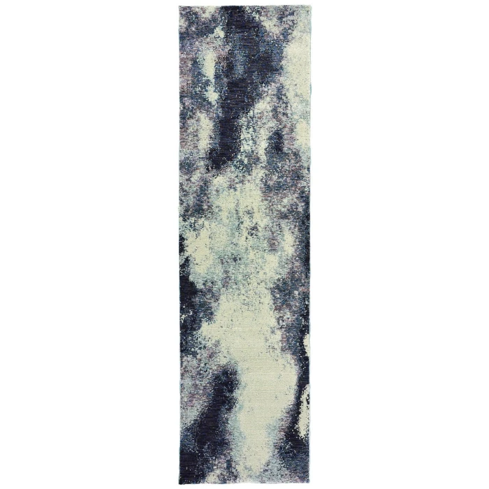 Oriental Weavers Area Rug Evolution 8000B Navy 7'10" X 10'10"