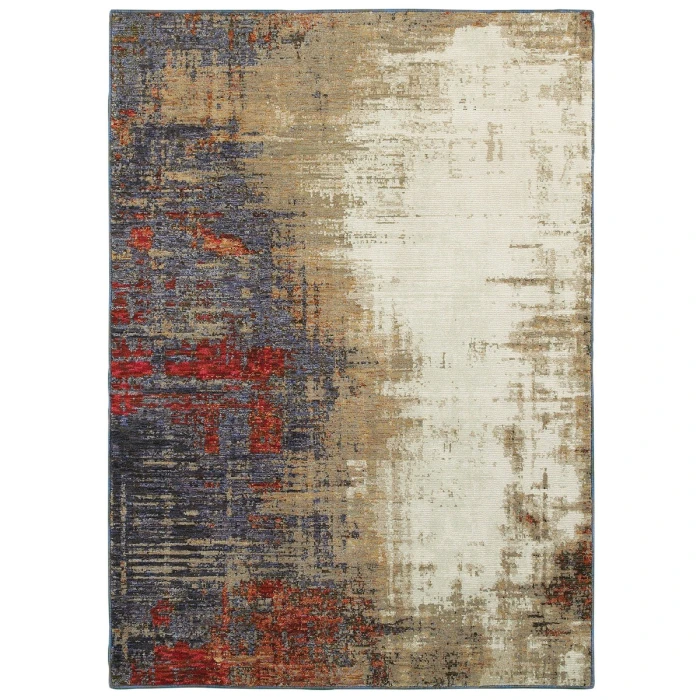 Oriental Weavers Area Rug Evolution 8001A Ivory 3' 3" X  5' 2"