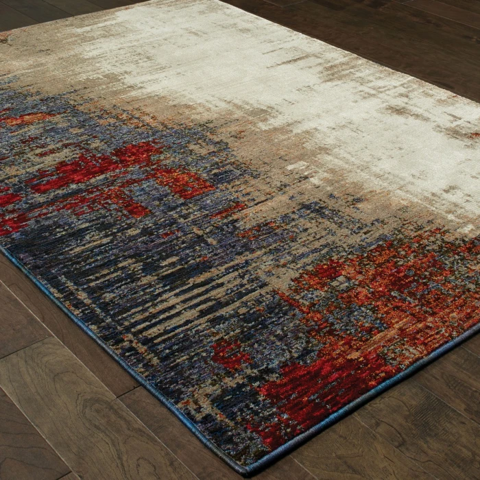 Oriental Weavers Area Rug Evolution 8001A Ivory 3' 3" X  5' 2"