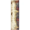 Oriental Weavers Evolution 8001A Ivory/ Multi Area Rug 2 ft. 6 in. X 12 ft. 0 in. Runner