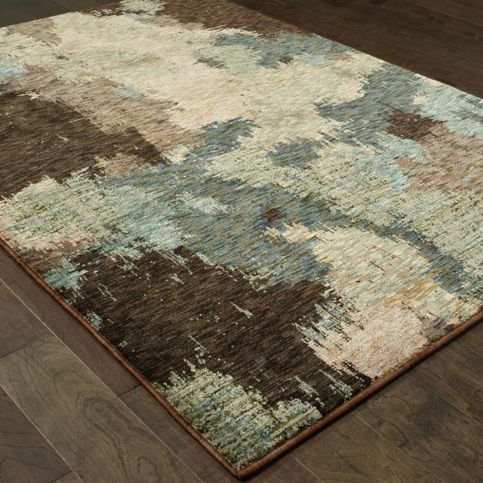 Oriental Weavers Area Rug Evolution 8011B Blue 1'10" X  3' 2"