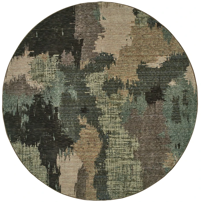 Oriental Weavers Area Rug Evolution 8011B Blue 1'10" X  3' 2"