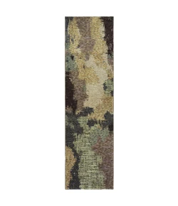 Oriental Weavers Evolution 8011B Blue/ Brown Area Rug 2 ft. 3 in. X 8 ft. 0 in. Runner