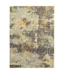 Oriental Weavers Evolution 8025B Grey/ Gold Area Rug 10 ft. 0 in. X 13 ft. 2 in. Rectangle