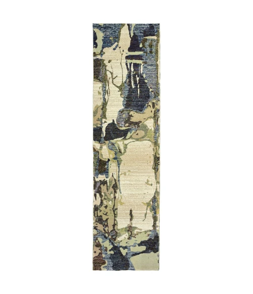 Oriental Weavers Area Rug Evolution 8027A Blue 5' 3" X  7' 3"