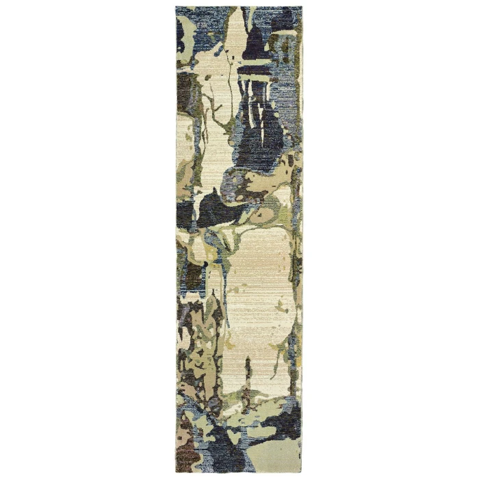 Oriental Weavers Area Rug Evolution 8027A Blue 7'10" X 10'10"