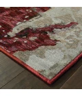 Oriental Weavers Area Rug Evolution 8028B Red 1'10" X  3' 2"