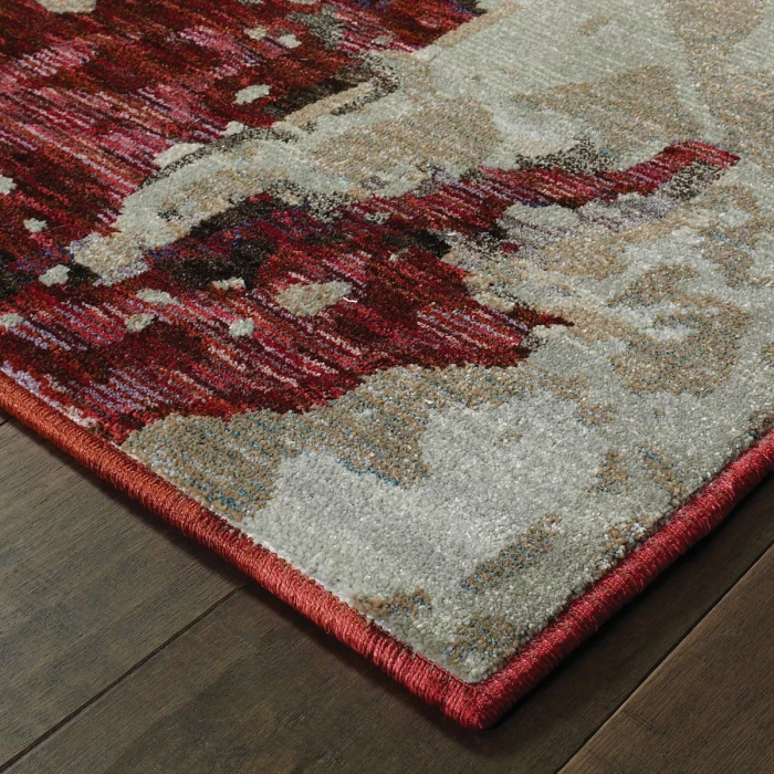 Oriental Weavers Area Rug Evolution 8028B Red 2' 3" X  8' 0" Runner