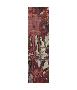 Oriental Weavers Evolution 8028B Red/ Beige Area Rug 2 ft. 3 in. X 8 ft. 0 in. Runner