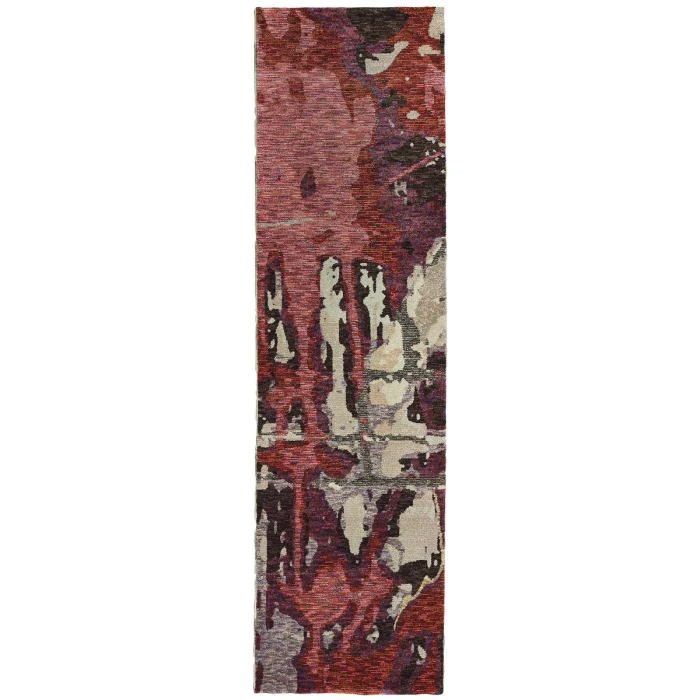 Oriental Weavers Area Rug Evolution 8028B Red 2' 3" X  8' 0" Runner