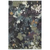 Oriental Weavers Evolution 8029A Navy/ Green Area Rug 3 ft. 3 in. X 5 ft. 2 in. Rectangle