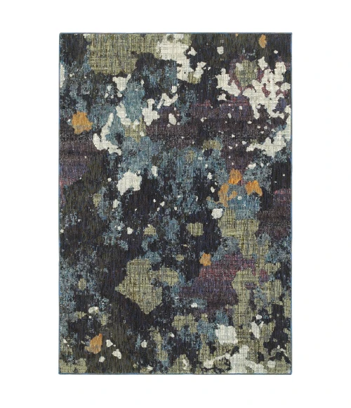 Oriental Weavers Area Rug Evolution 8029A Navy 10' 0" X 13' 2"