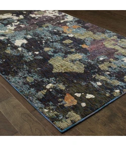 Oriental Weavers Evolution 8029A Navy/ Green Area Rug 10 ft. 0 in. X 13 ft. 2 in. Rectangle