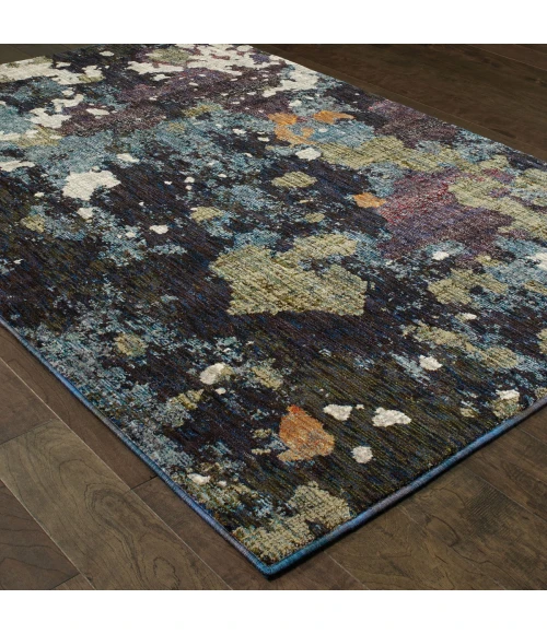 Oriental Weavers Area Rug Evolution 8029A Navy 10' 0" X 13' 2"