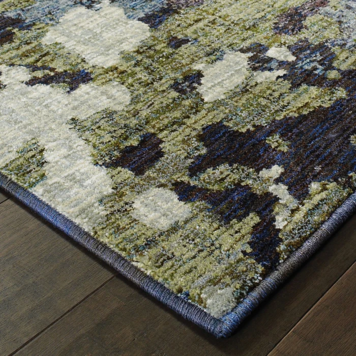 Oriental Weavers Area Rug Evolution 8029A Navy 3' 3" X  5' 2"