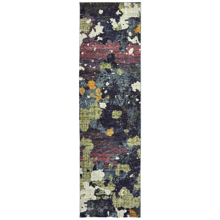 Oriental Weavers Area Rug Evolution 8029A Navy 3' 3" X  5' 2"