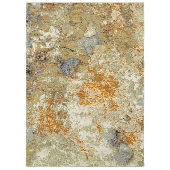 Oriental Weavers Area Rug Evolution 8031B Gold 6' 7" X  9' 6"