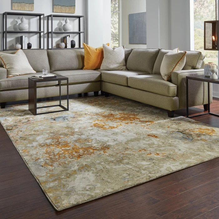 Oriental Weavers Area Rug Evolution 8031B Gold 2' 6" X 12' 0" Runner