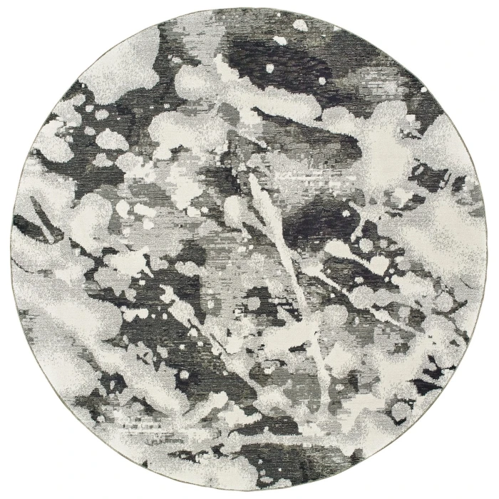 Oriental Weavers Area Rug Evolution 8035B Charcoal 6' 7" X  9' 6"