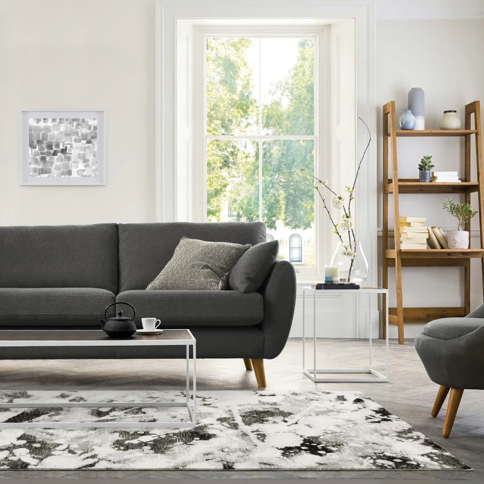 Oriental Weavers Area Rug Evolution 8035B Charcoal 6' 7" X  9' 6"