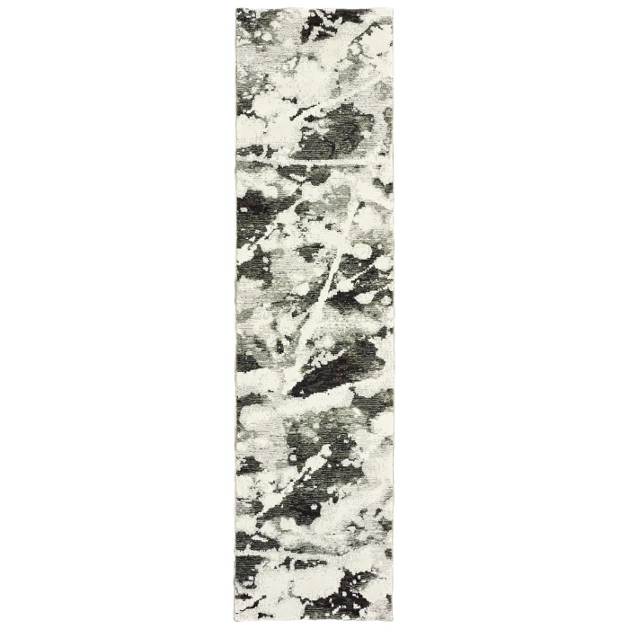Oriental Weavers Area Rug Evolution 8035B Charcoal 6' 7" X  9' 6"