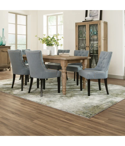 Oriental Weavers Area Rug Evolution 8039E Blue 6' 7" X  9' 6"