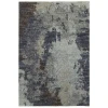 Oriental Weavers Evolution 8049B Navy/ Blue Area Rug 3 ft. 3 in. X 5 ft. 2 in. Rectangle