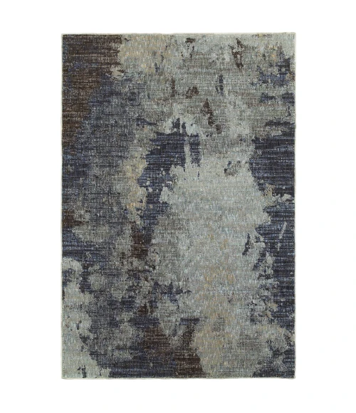 Oriental Weavers Area Rug Evolution 8049B Navy 3' 3" X  5' 2"