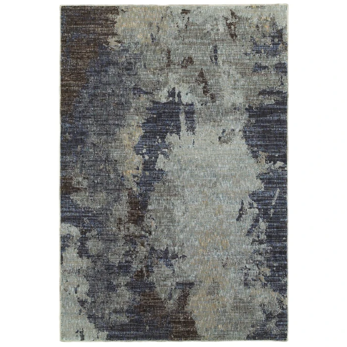 Oriental Weavers Area Rug Evolution 8049B Navy 1'10" X  3' 2"