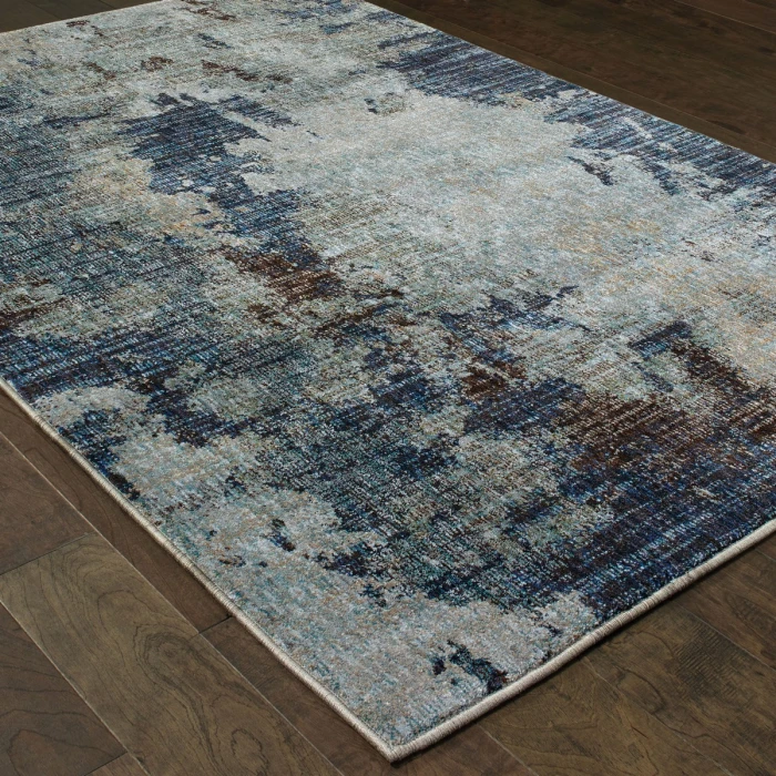 Oriental Weavers Area Rug Evolution 8049B Navy 1'10" X  3' 2"
