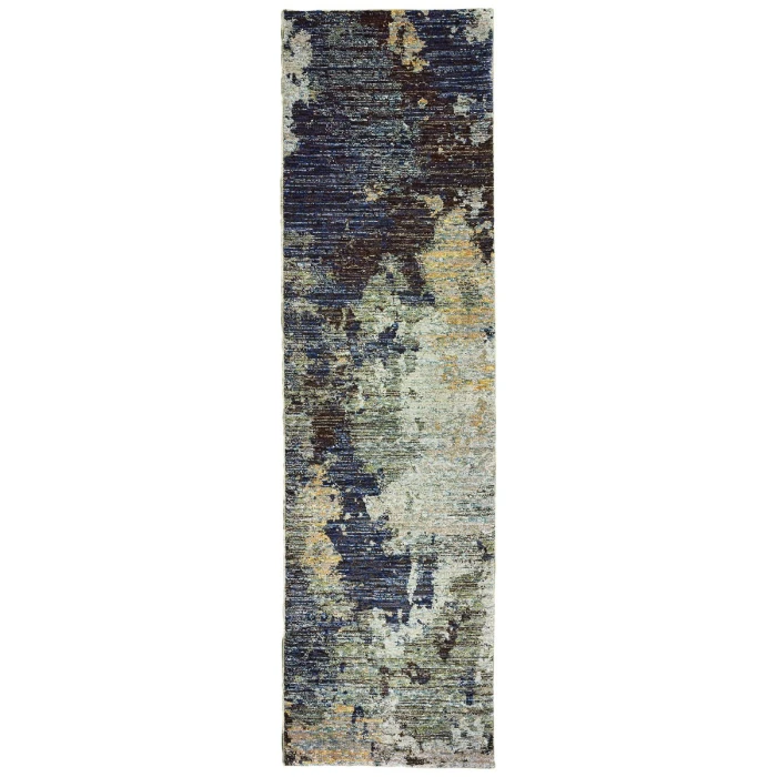 Oriental Weavers Area Rug Evolution 8049B Navy 1'10" X  3' 2"