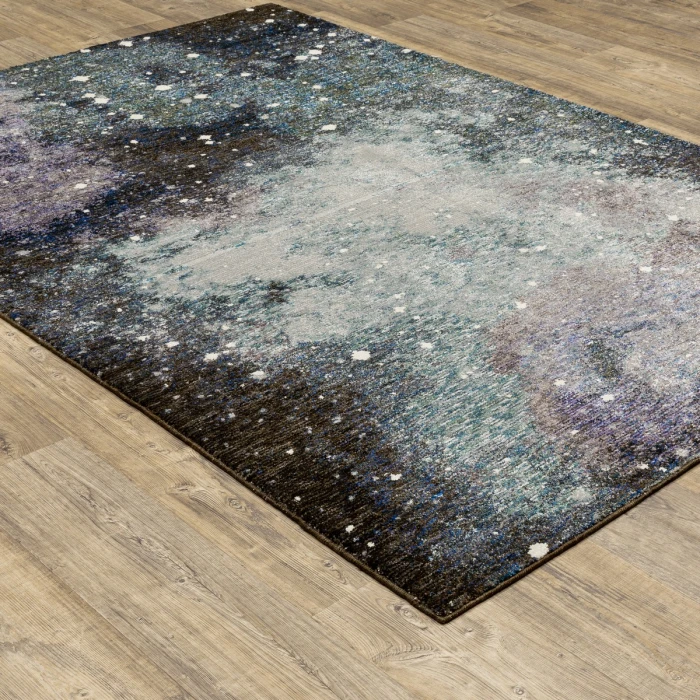 Oriental Weavers Area Rug Evolution 0958A Midnight 7'10" X 10'10"