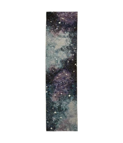 Oriental Weavers Evolution 0958A Midnight/ Purple Area Rug 2 ft. 3 in. X 8 ft. 0 in. Runner