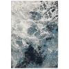 Oriental Weavers Evolution 0962A Blue/ Ivory Area Rug 3 ft. 3 in. X 5 ft. 2 in. Rectangle