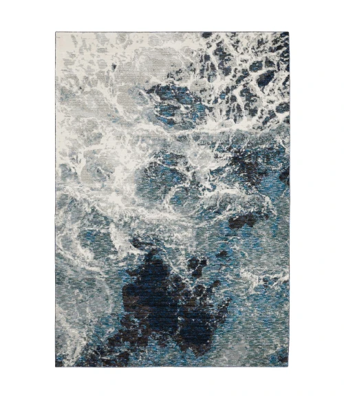 Oriental Weavers Area Rug Evolution 0962A Blue 5' 3" X  7' 3"