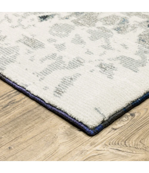 Oriental Weavers Area Rug Evolution 0962A Blue 5' 3" X  7' 3"